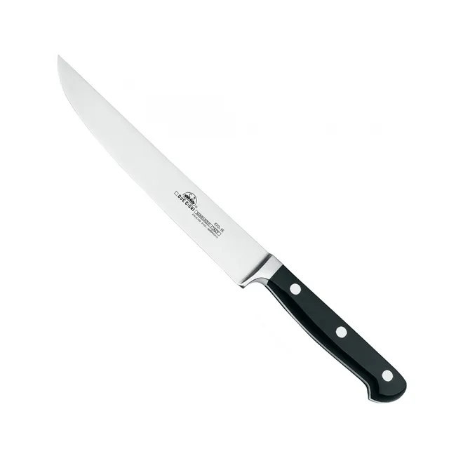 due-cigni-florence-tranchiermesser-edelstahl-pom-schwarz image 1