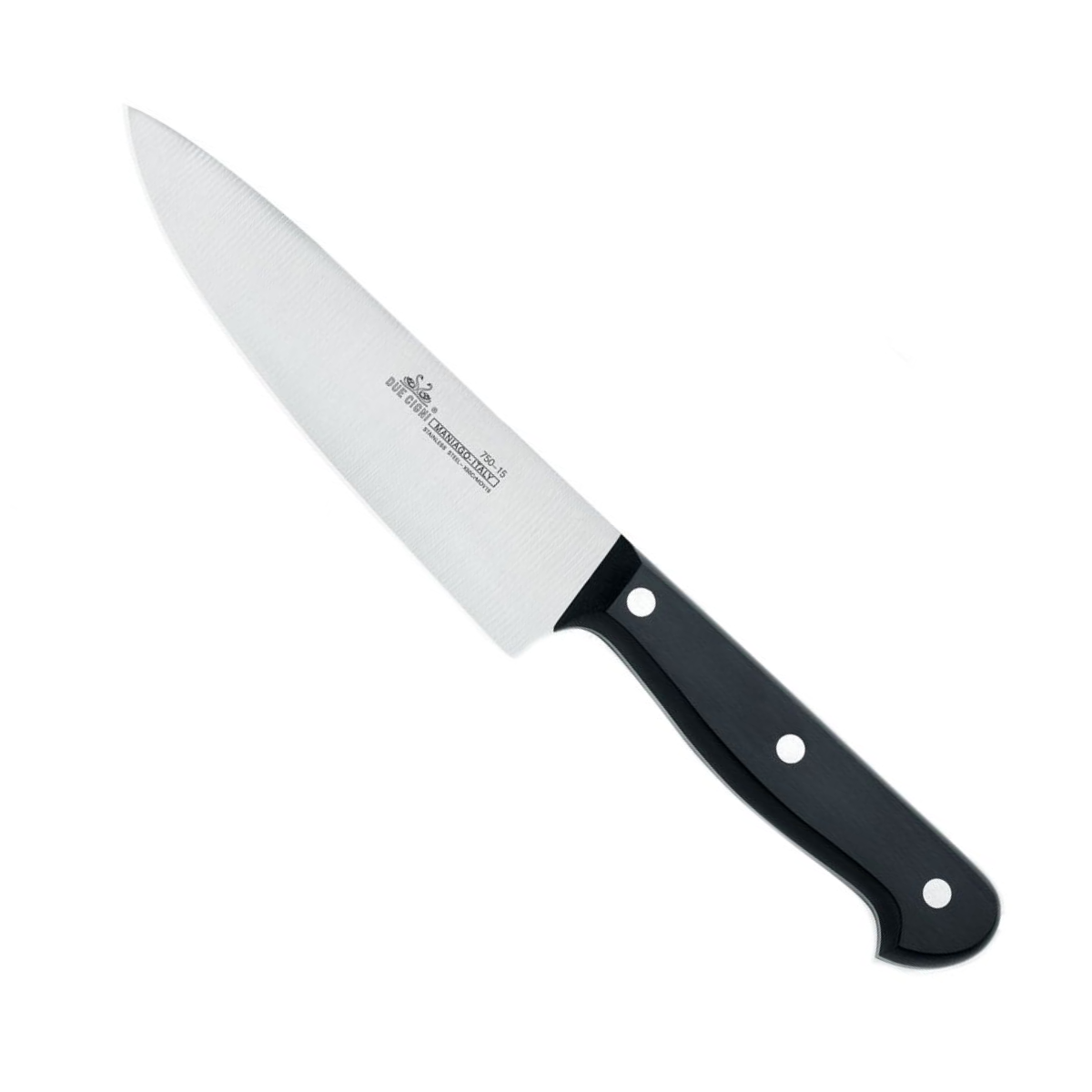 due-cigni-classica-kochmesser-15cm-schwarz-edelstahl image 1