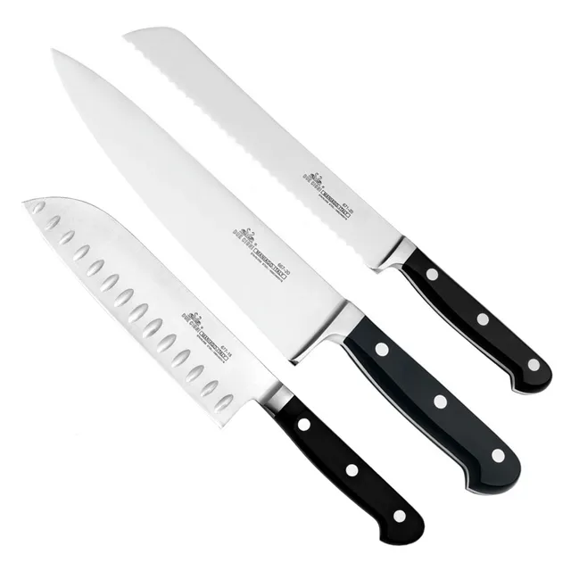 due-cigni-florence-messerset-3-teilig-kochmesser-edelstahl image 1