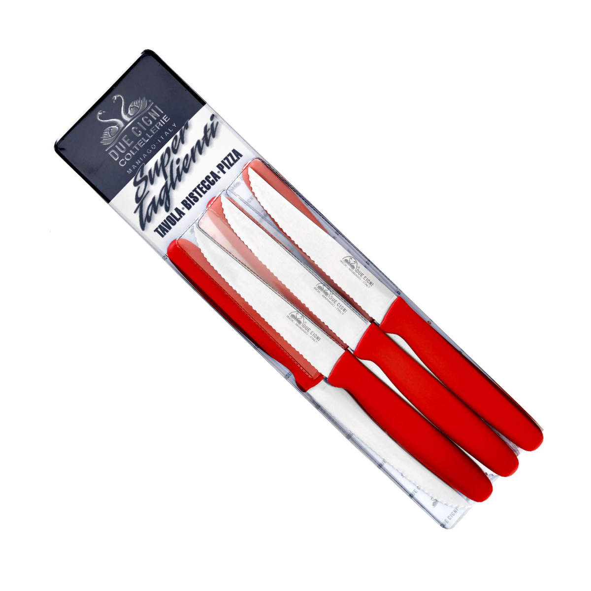 due-cigni-classica-steakmesser-set-6-tlg-gezahnt-rot image 1