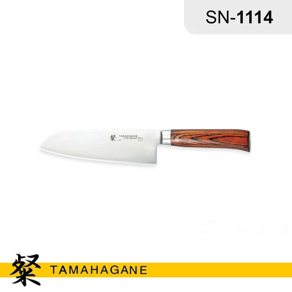 tamahagane-san-santokumesser-175mm-sn-1114-holzgriff image 1