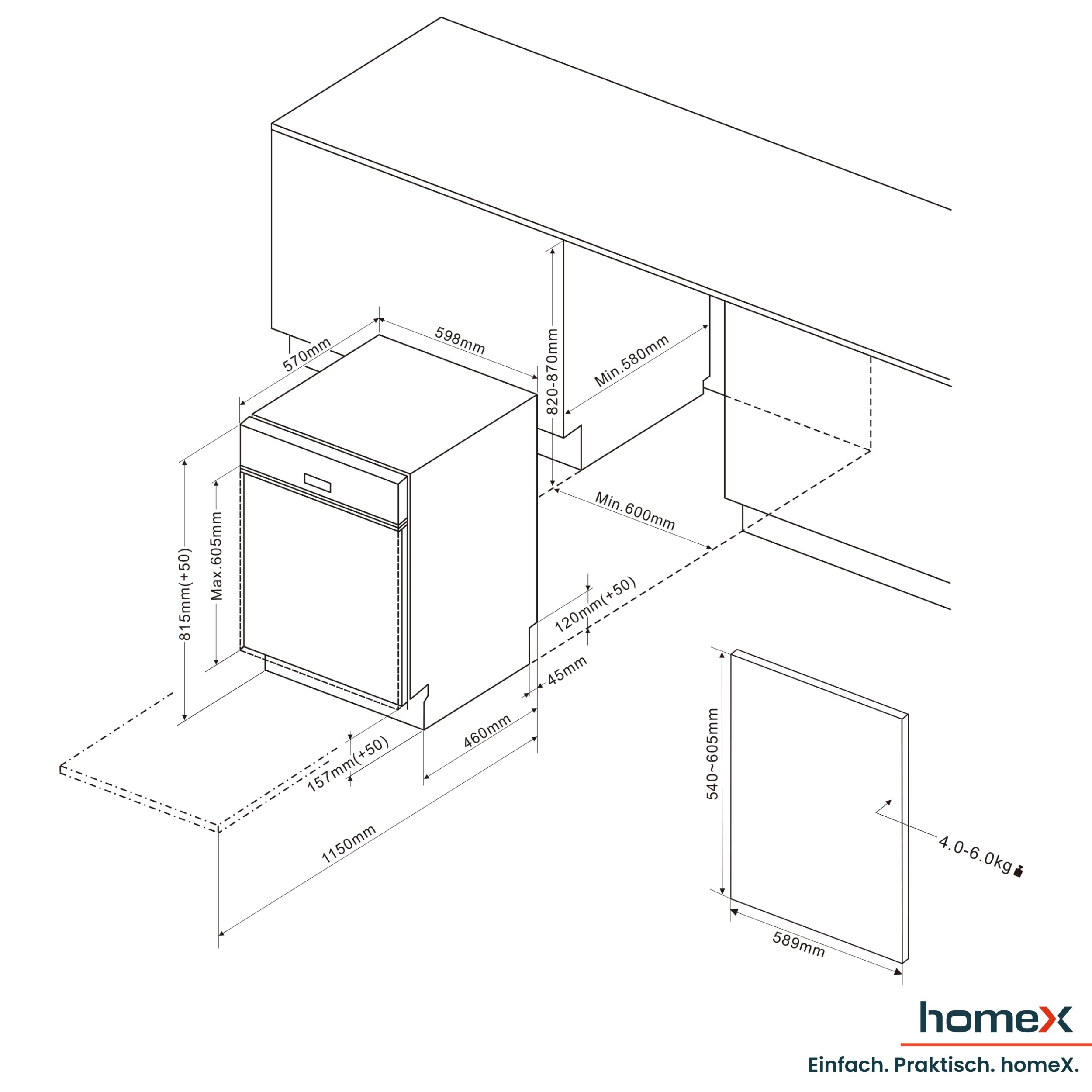 homex-sp-len-dwsi601442a-geschirrsp-ler-60-cm-teilintegriert-a image 5