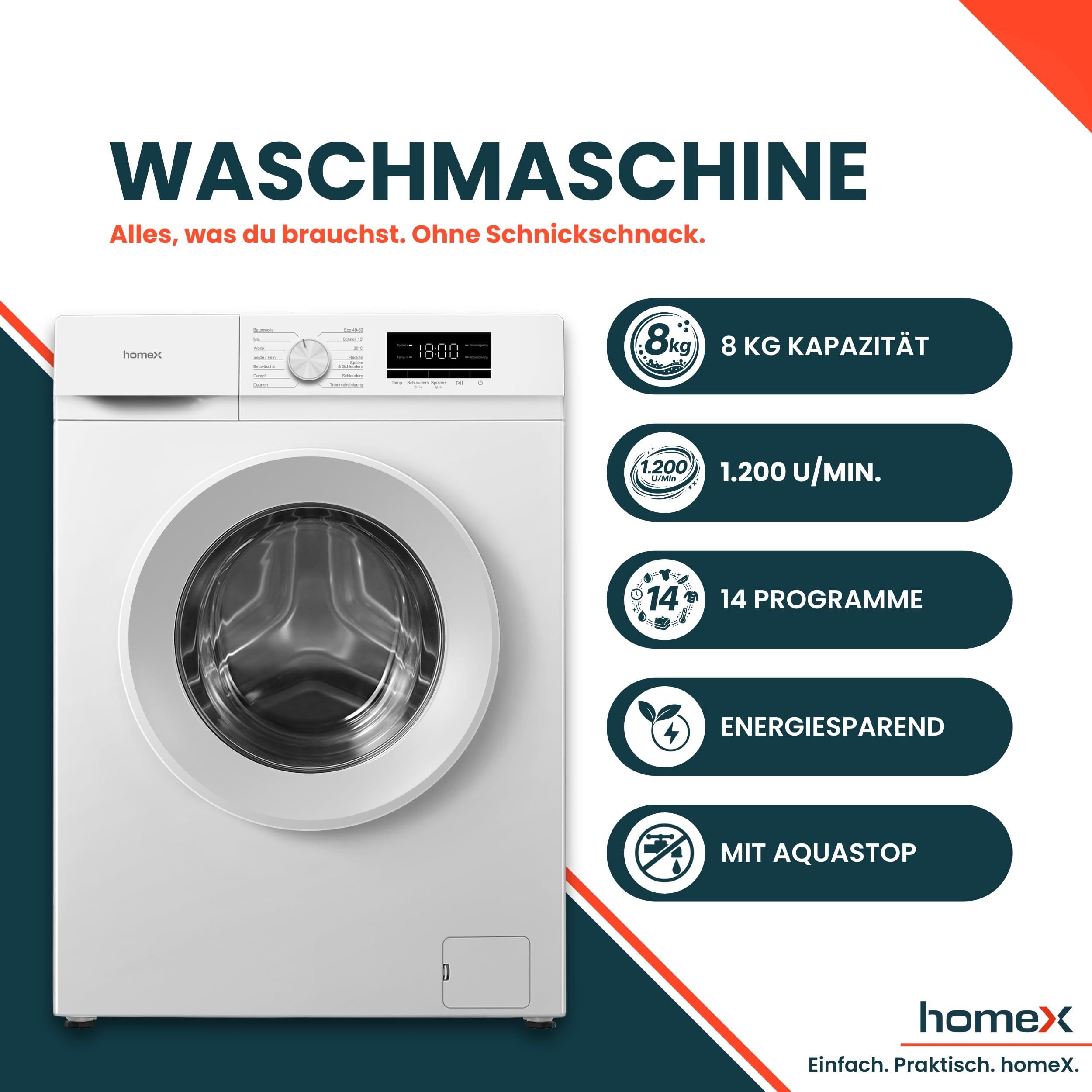 homex-wf812k1a-w-waschmaschine-8kg-frontlader-a image 2