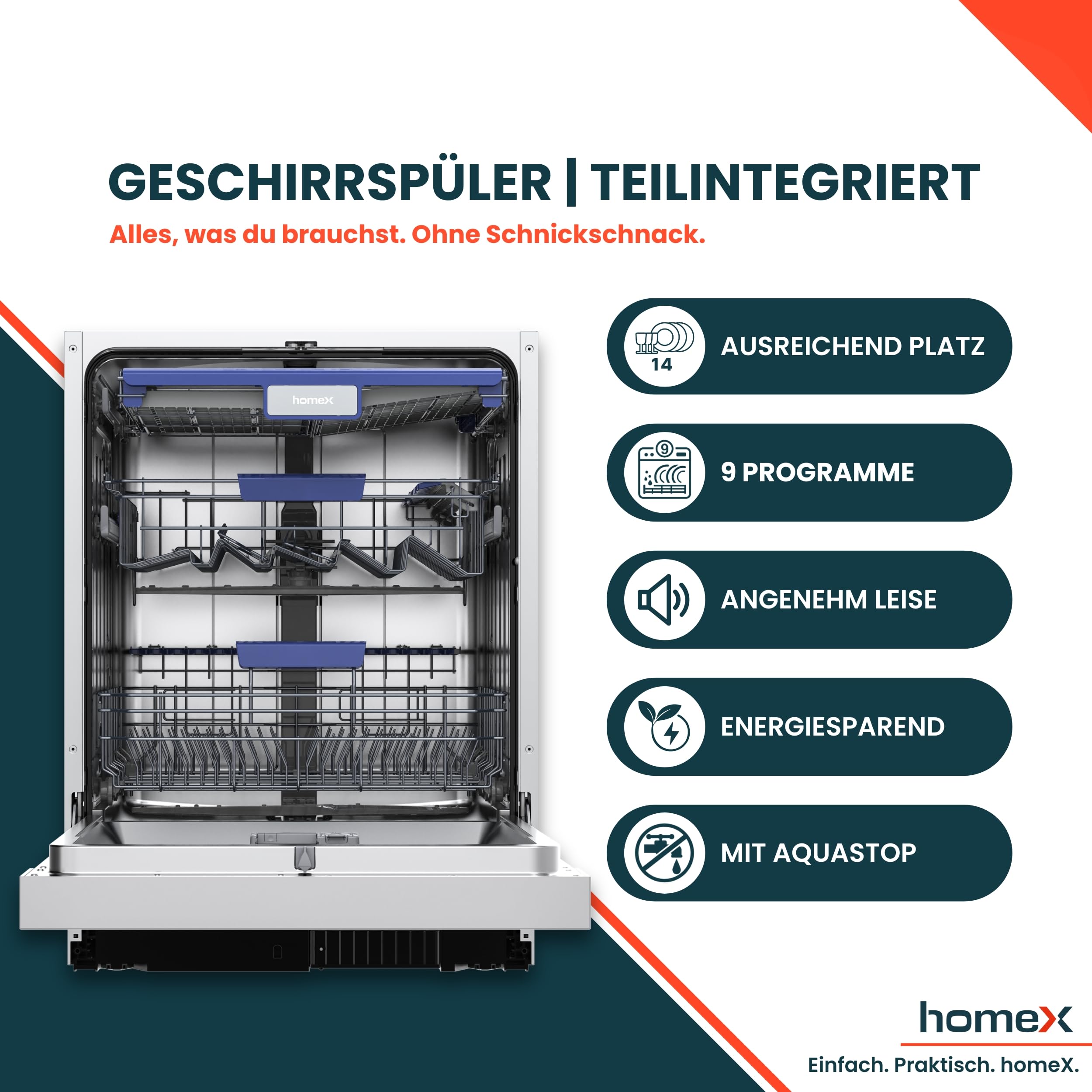 homex-sp-len-dwsi601442a-geschirrsp-ler-60-cm-teilintegriert-a image 2