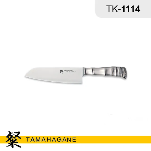 tamahagane-bamboo-tk-1114-santoku-messer-175-mm-bambus-hohlgriff image 1