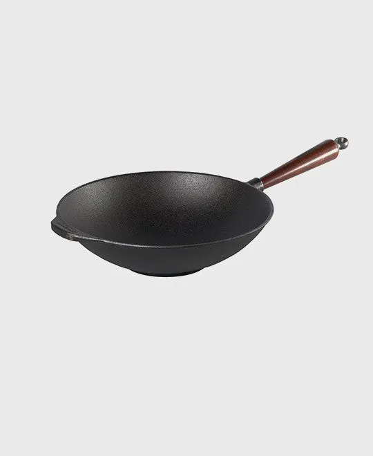 skeppshult-traditional-wok-30-cm-gusseisen-ohne-beschichtung image 1