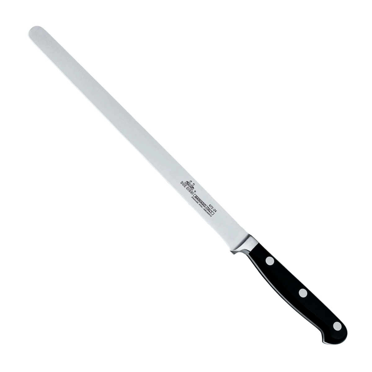 due-cigni-florence-schinkenmesser-23-cm-schwarz image 1