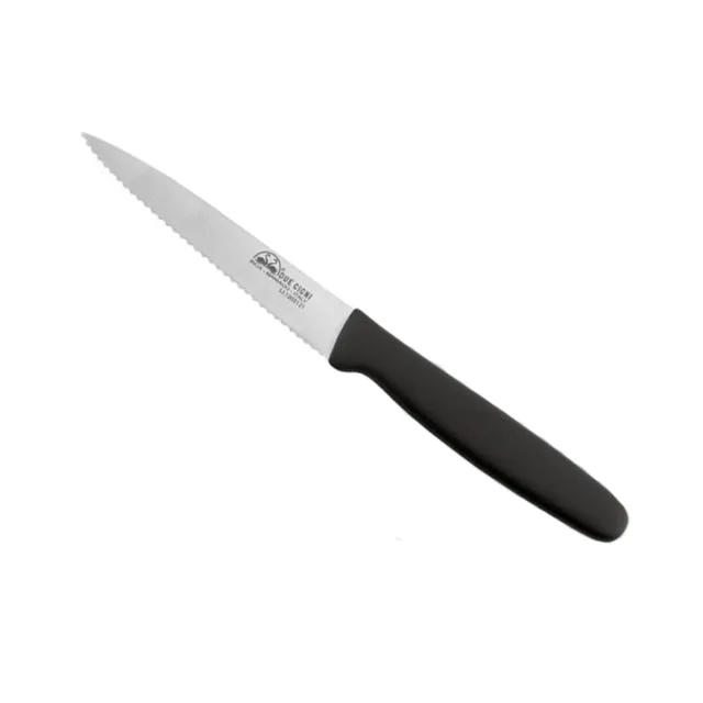 due-cigni-basics-sch-lmesser-gezahnt-11-cm-schwarz image 1