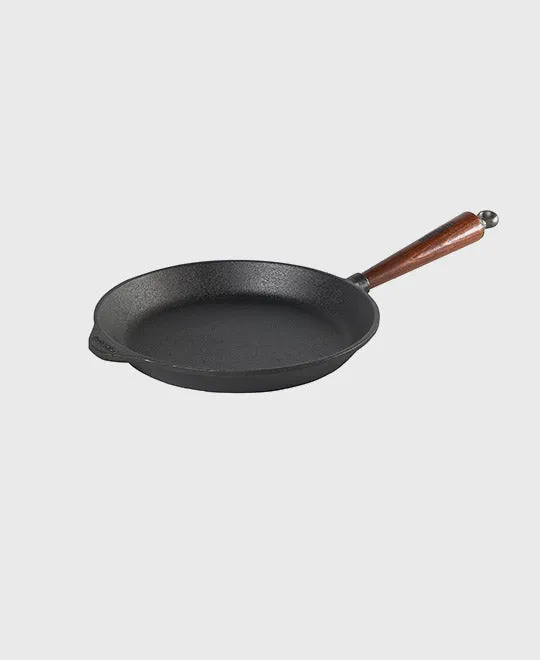 skeppshult-traditional-bratpfanne-24-cm-gusseisen-eingebrannt image 1