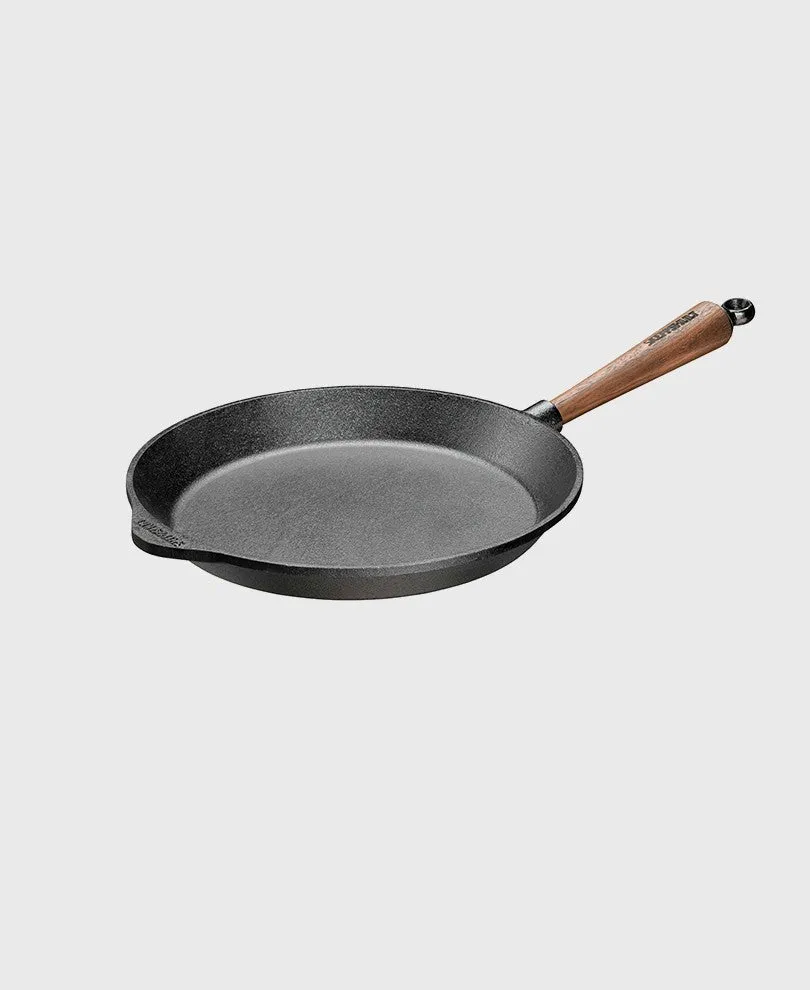 skeppshult-walnut-bratpfanne-28-cm-gusseisen-walnussgriff image 1
