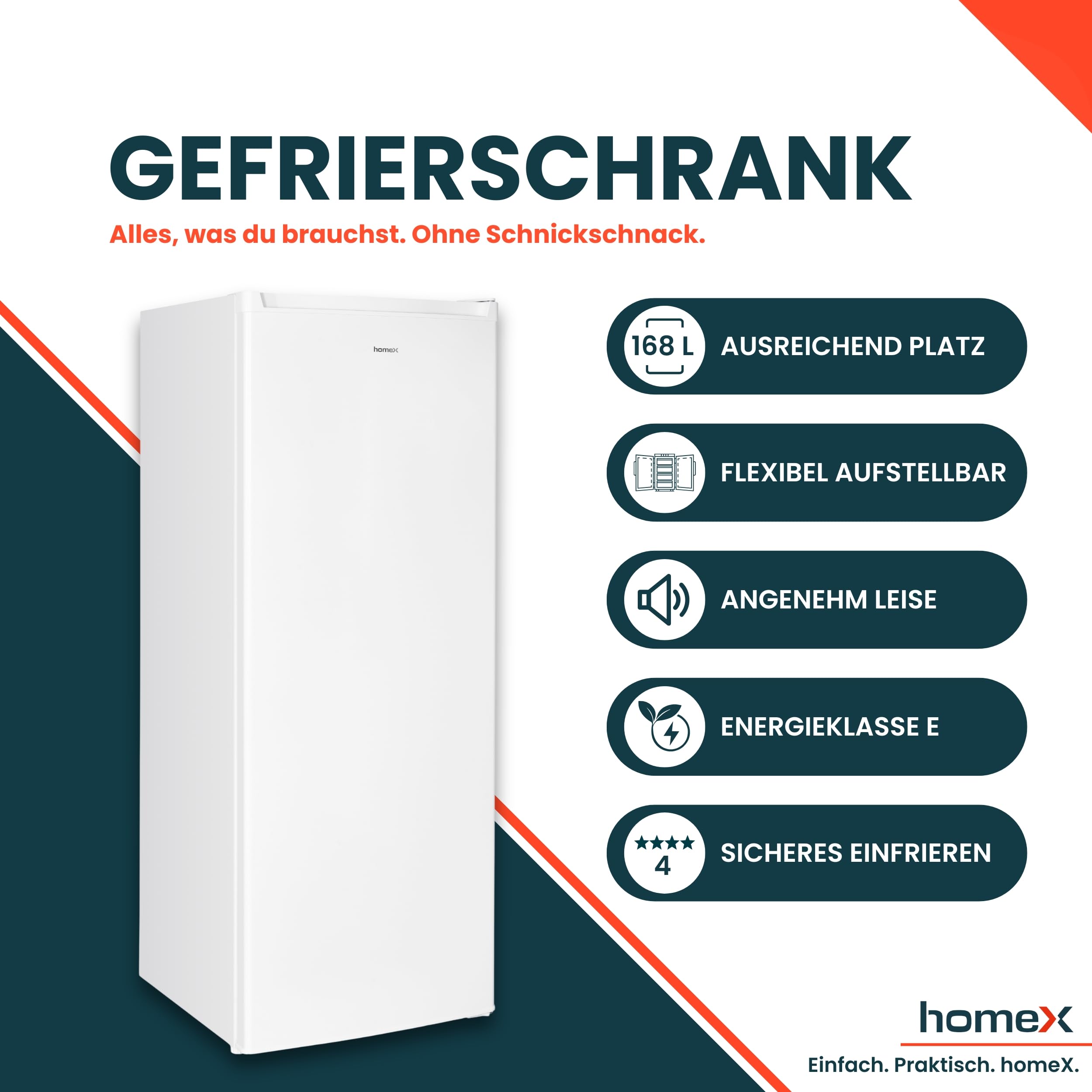 homex-fs1682e-w-gefrierschrank-168-l-wei-low-frost-37-db image 2
