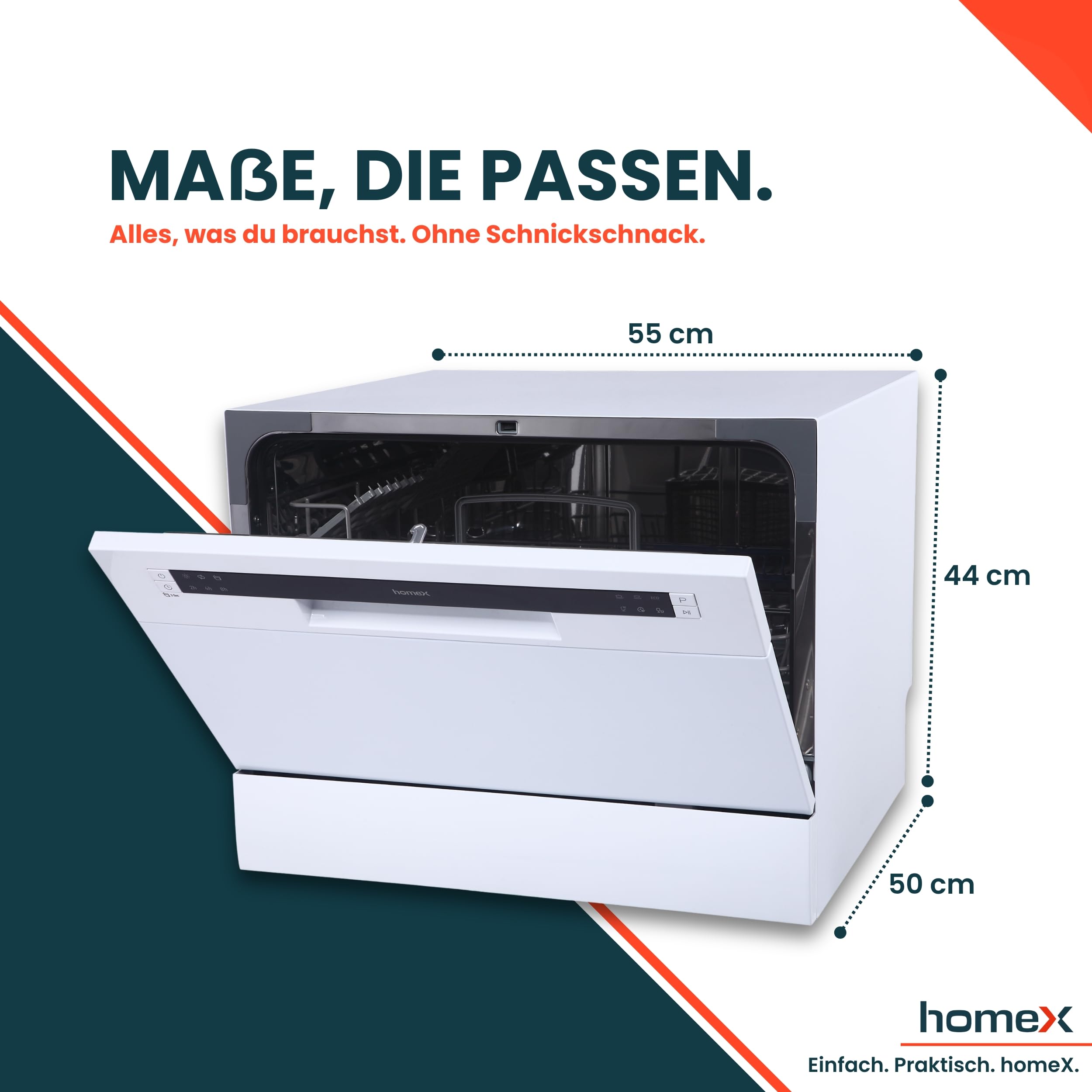 homex-gst6ad-w-tischgeschirrsp-ler-6-ma-gedecke-wei-aquastop image 4