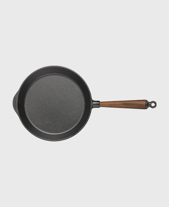 skeppshult-walnut-bratpfanne-28-cm-gusseisen-walnussgriff image 2