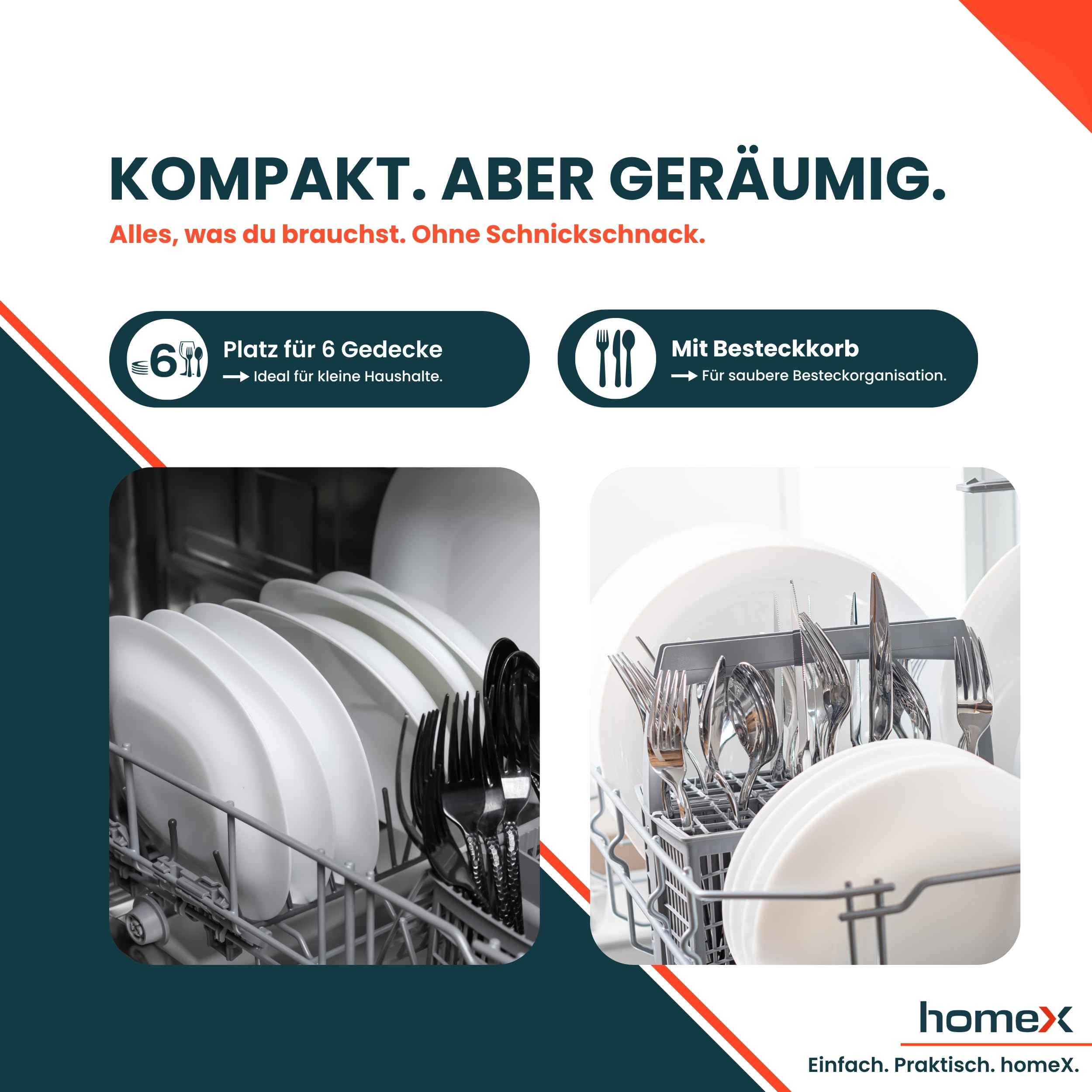 homex-gst6ad-w-tischgeschirrsp-ler-6-ma-gedecke-wei-aquastop image 5