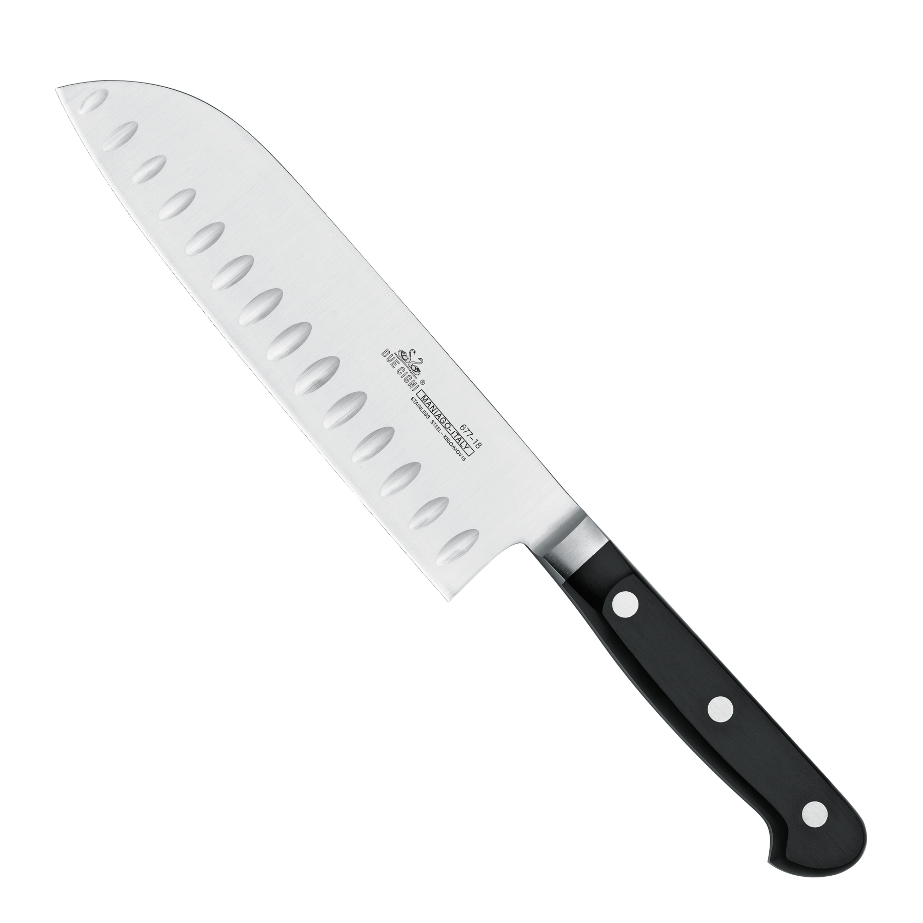 due-cigni-florence-18-cm-santokumesser-mit-kullenschliff image 1