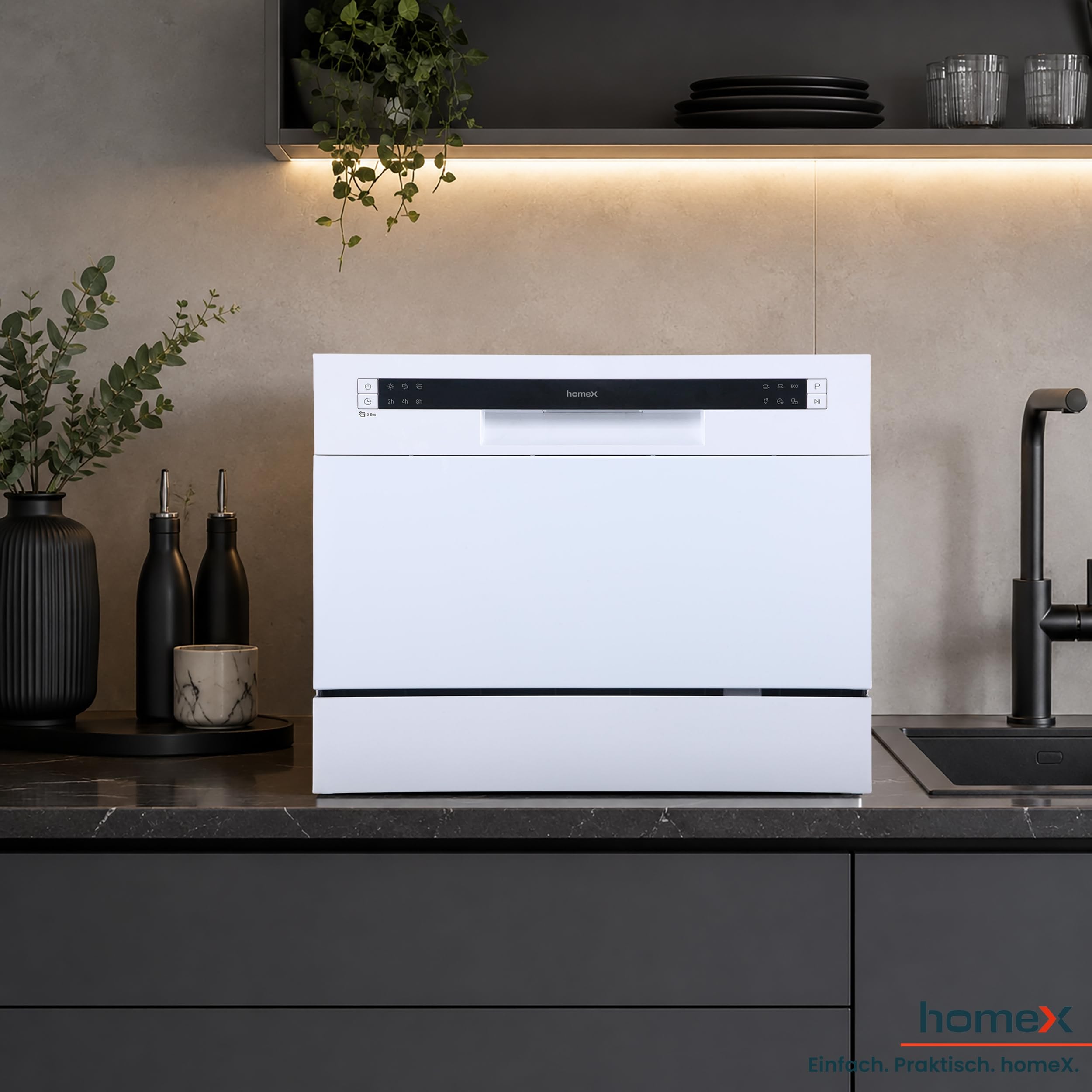 homex-gst6ad-w-tischgeschirrsp-ler-6-ma-gedecke-wei-aquastop image 3