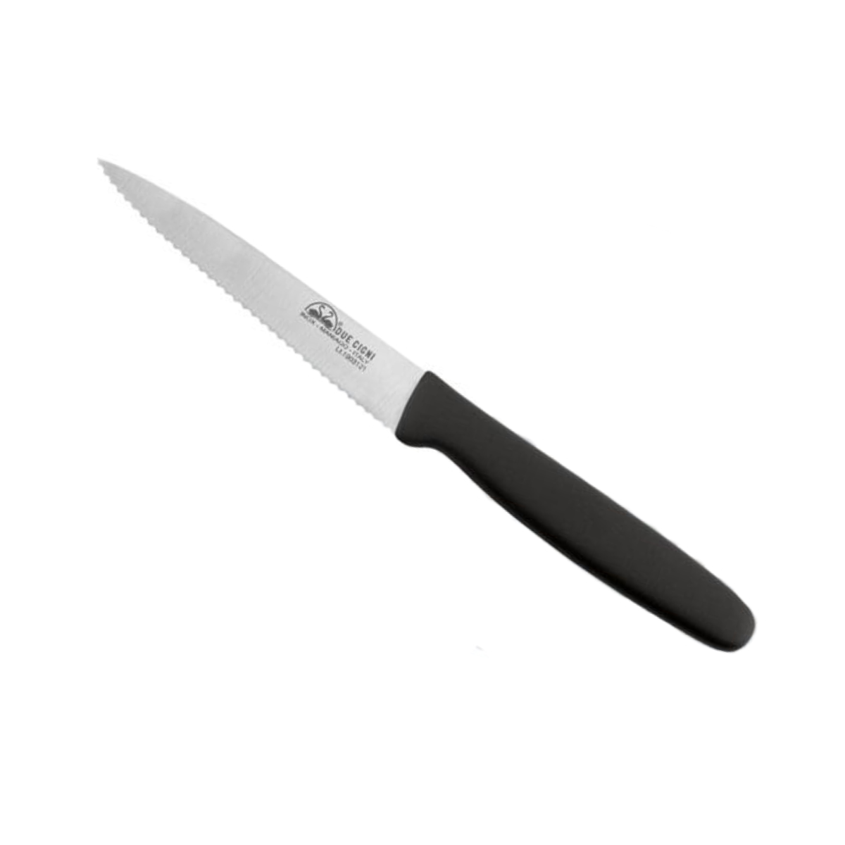 due-cigni-basics-sch-lmesser-gezahnt-11-cm-schwarz image 1