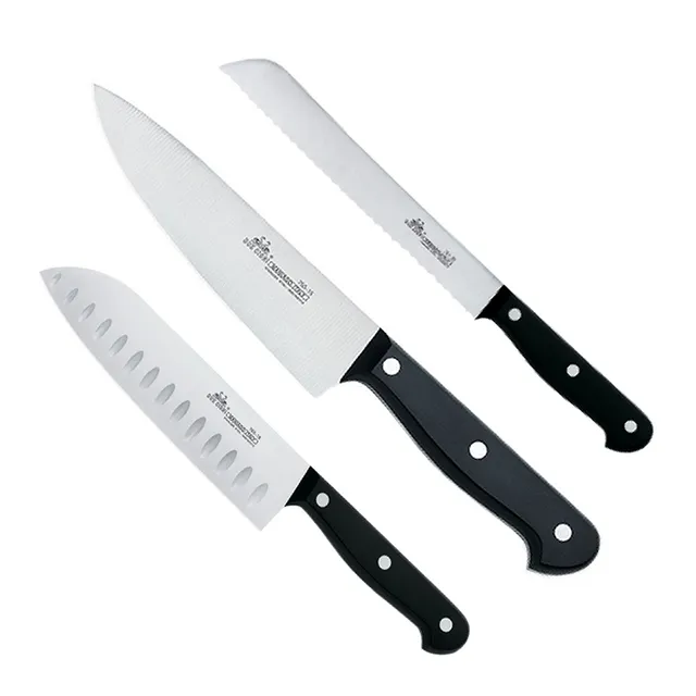 due-cigni-classica-messerset-3-tlg-kochmesser-brot-santoku image 1