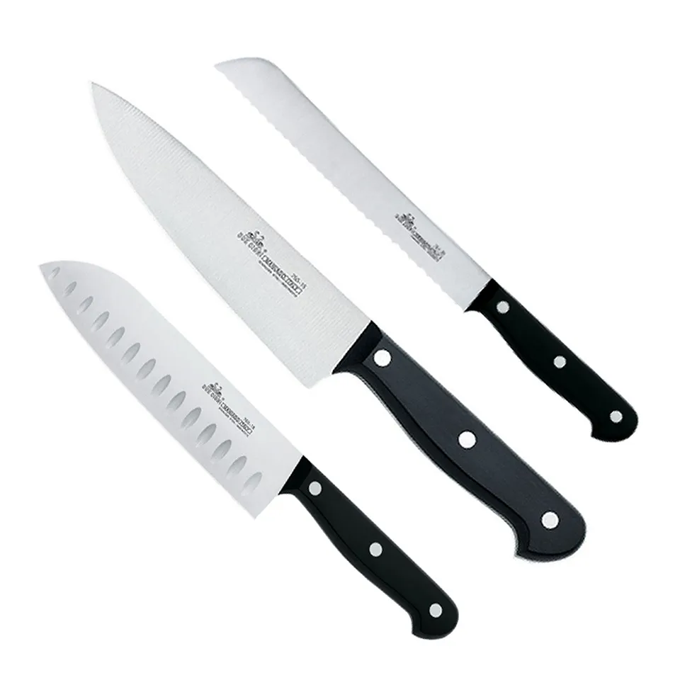 due-cigni-classica-messerset-3-tlg-kochmesser-brot-santoku image 1