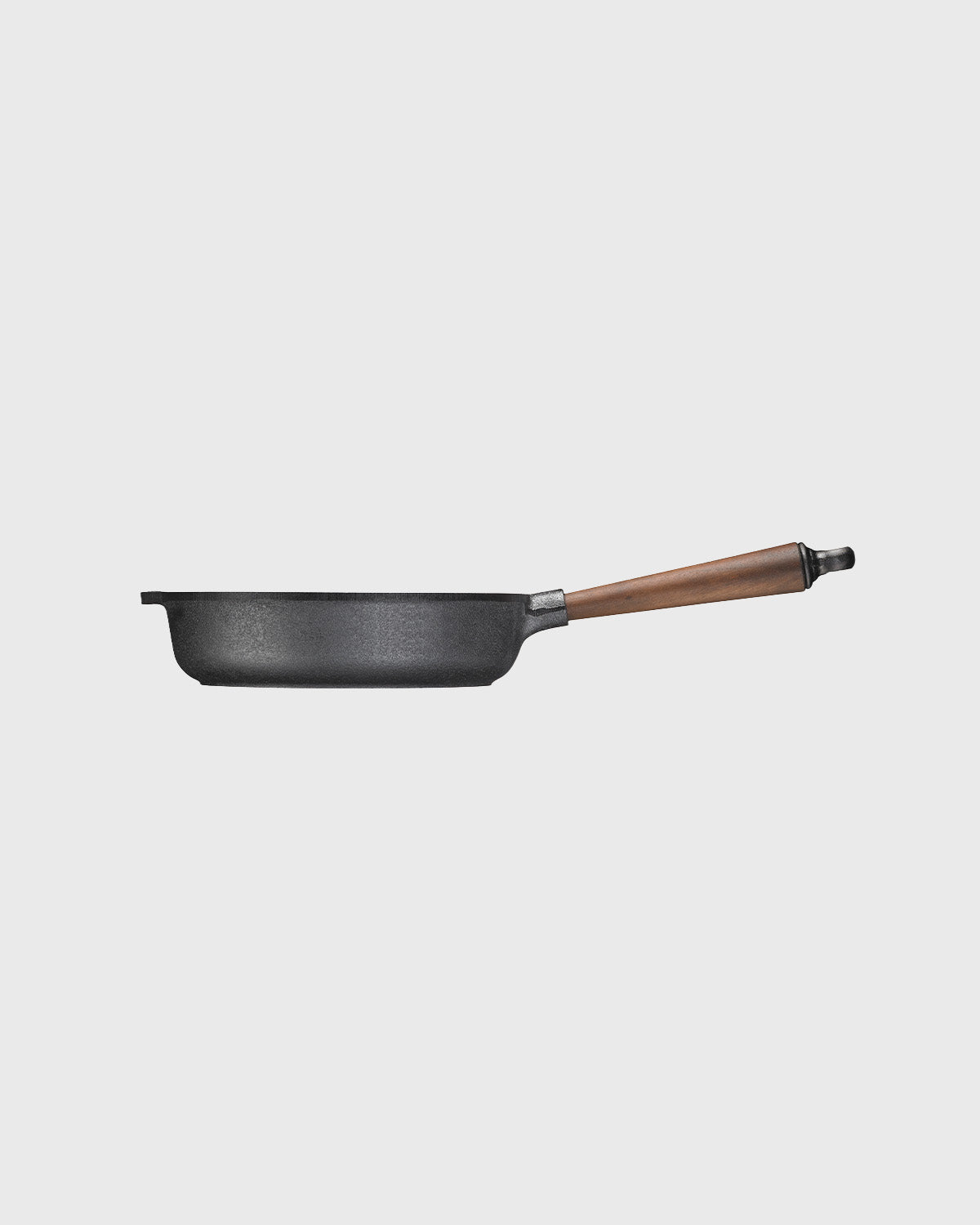 skeppshult-walnut-tiefe-pfanne-25-cm-gusseisen-walnussgriff image 3