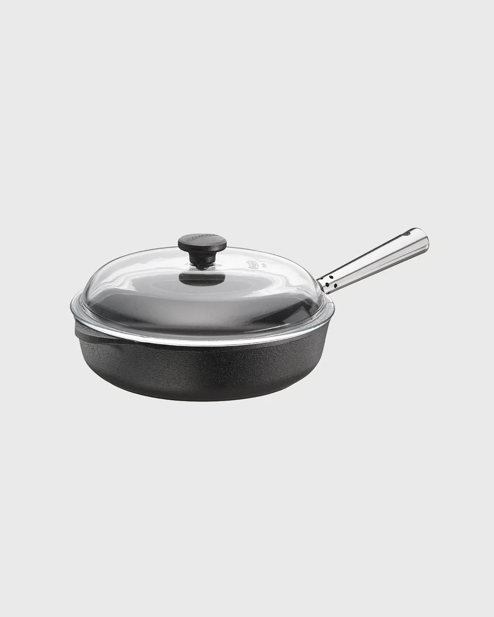 skeppshult-professional-schmorpfanne-25-cm-mit-glasdeckel image 1