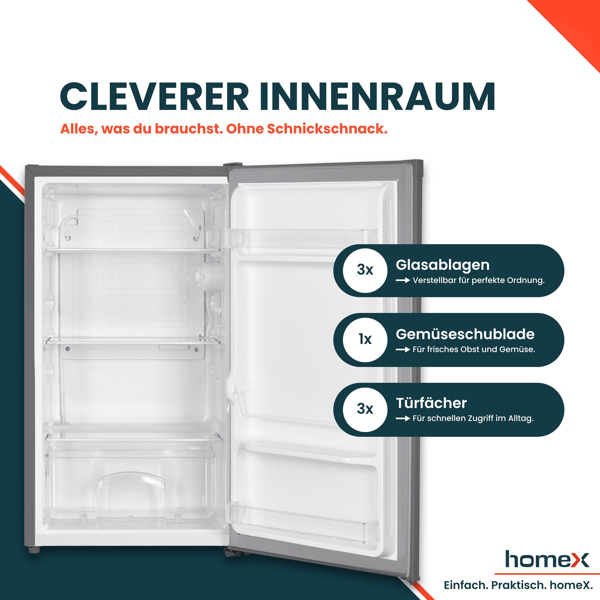 homex-cs1016-s-k-hlschrank-88-l-silber-ohne-gefrierfach image 3