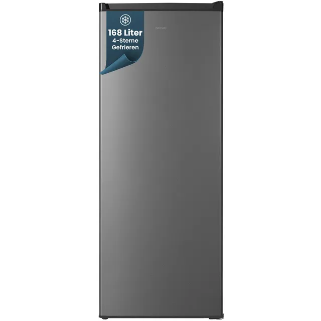 homex-fs1682e-s-gefrierschrank-168-l-silber-low-frost-37-db image 1