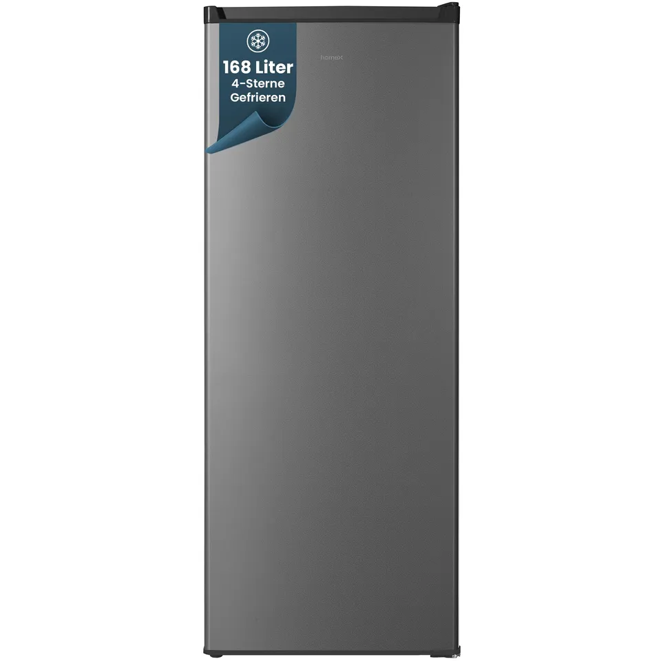 homex-fs1682e-s-gefrierschrank-168-l-silber-low-frost-37-db image 1
