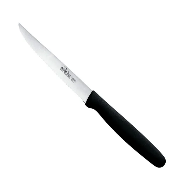 due-cigni-basics-steakmesser-wellenschliff-11-cm-schwarz image 1