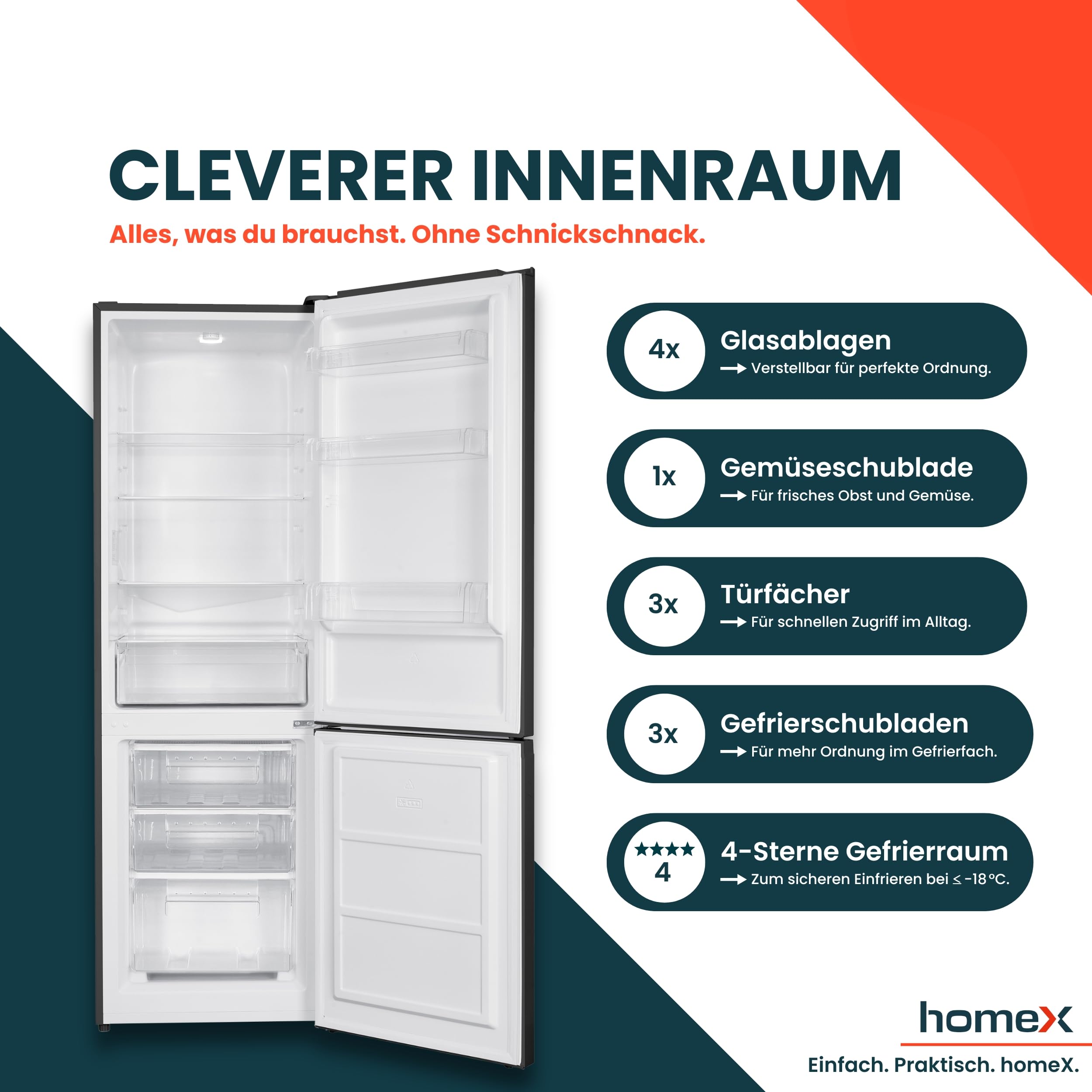 homex-cfs3151c-b-k-hl-gefrier-kombi-315-l-schwarz-c image 3