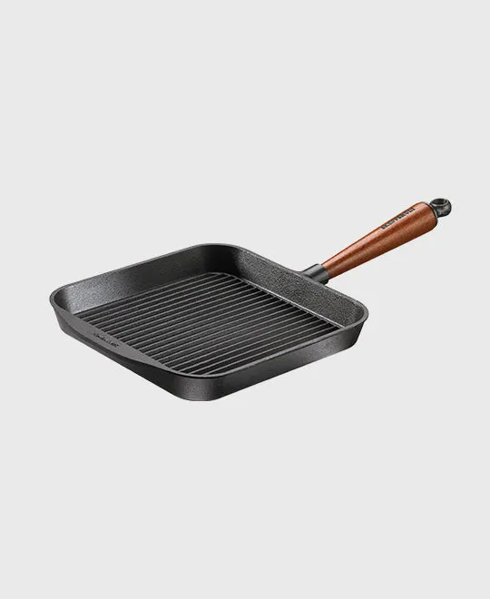 skeppshult-traditional-grillpfanne-25x25-cm-gusseisen-quadratisch image 1