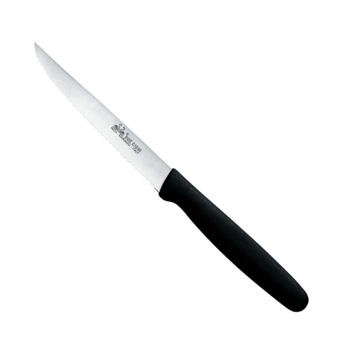 due-cigni-basics-steakmesser-wellenschliff-11-cm-schwarz image 1