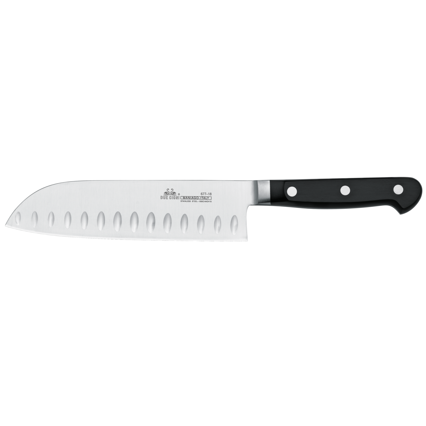 due-cigni-florence-18-cm-santokumesser-mit-kullenschliff image 4