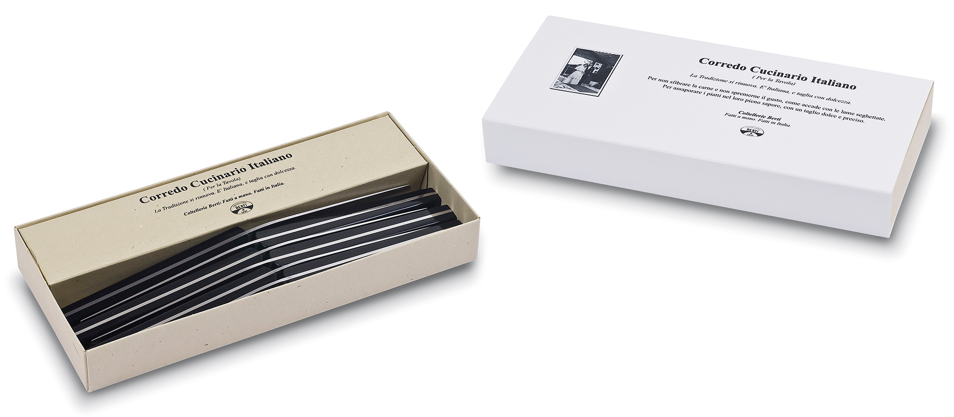 berti-corredo-cucinario-tafelbesteck-tischmesser-set-edelstahl image 1