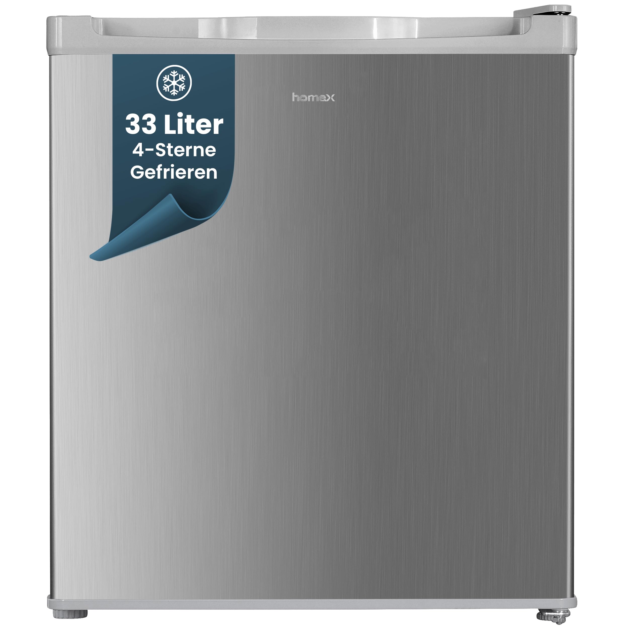 homex-fm1015-s-mini-gefrierschrank-33-l-silber-4-sterne image 1